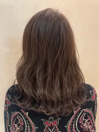 セミロング カラー 髪質改善支持率 No. 1✨mayuのヘアスタイル