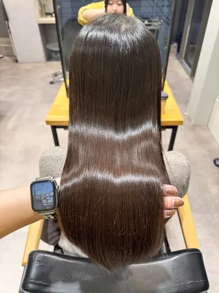 ミディアム カラー 佐藤史哉* 韓国レイヤー赤み除去のヘアスタイル