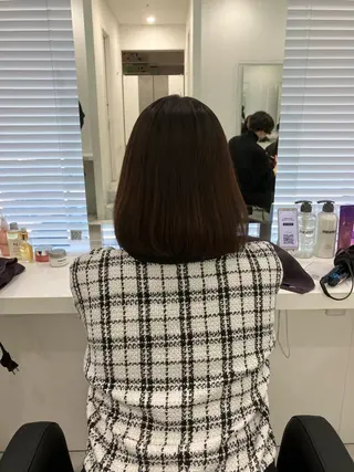 ミディアム カラー ヘアアレンジ 🫧透明感ラベンダー 似合わせ🫧あい🫧のヘアスタイル