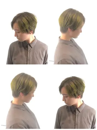 ショート カラー ワタナベ テルマサのヘアスタイル