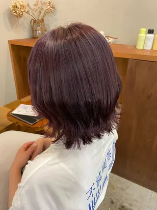 ミディアム NIKO/名古屋/ 伏見/花屋併設のヘアスタイル