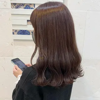 ミディアム 💘カラー人気No. 1💘SAYAのヘアスタイル