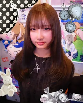 ロング sai所属・山本 侑茉のヘアスタイル