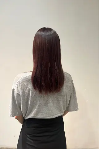 ロング カラー 加藤 祐斗のヘアスタイル