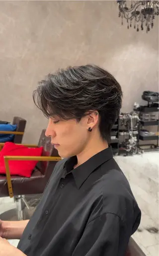 パーマ メンズ こやま さなのヘアスタイル