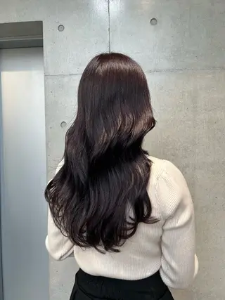 ロング カラー ヘアアレンジ 🍎艶モテカラー🍉 カリンのヘアスタイル