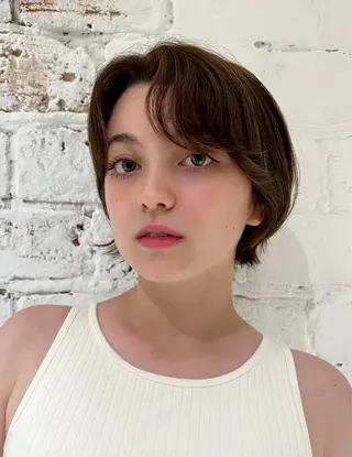 ショート たけしま はるみのヘアスタイル