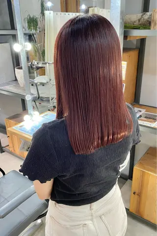 ロング カラー 菊地 紗矢のヘアスタイル