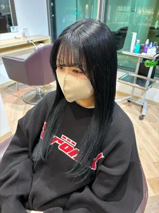 ロング カラー ゆい/パーマ/レイヤ ー/似合わせカラーのヘアスタイル