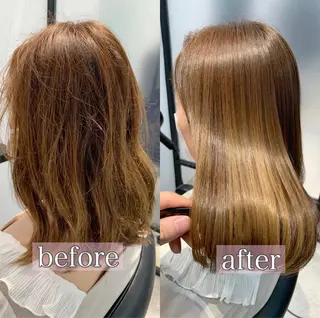 ミディアム 髪質改善特化 ミサワコウキのヘアスタイル