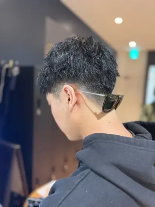ショート メンズ 森岡 陸のヘアスタイル
