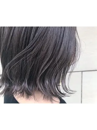 ミディアム カラー ヘアアレンジ 🌺まなみ/ うる艶カラー🌺のヘアスタイル