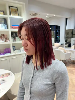 ミディアム カラー 似合わせ/レイヤー 💟SAEのヘアスタイル