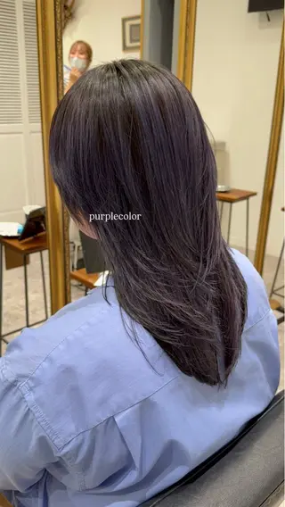ロング カラー 💎寒色特化💎 透明感カラーみきのヘアスタイル