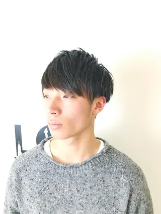 ショート メンズ 赤み消しカラー /透明感カラー 上長のヘアスタイル