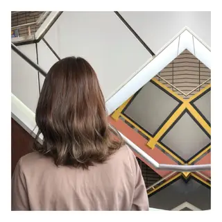 ミディアム カラー ヘアアレンジ Joshua / 素髪改善のヘアスタイル