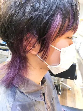 メンズ ショートボブ /綾華のヘアスタイル