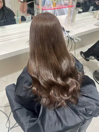 ロング カラー 大人上品ベージュ 🎀HARUNAのヘアスタイル