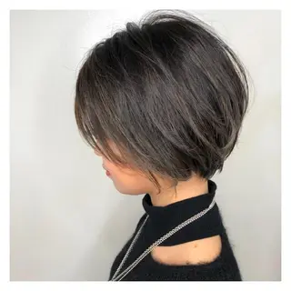 ショート カラー 竹内啓太 ボブのヘアスタイル