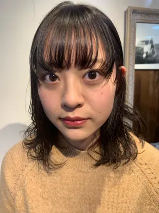 ミディアム パーマ MOMOKA💫 YARD【学芸大学】のヘアスタイル