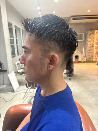 ショート メンズ ツーブロック刈り上げ Harunaのヘアスタイル