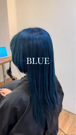 ロング カラー 茅ヶ崎/ハイトーン /レイヤーカットのヘアスタイル