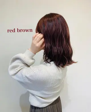 ミディアム 田中 紫苑のヘアスタイル