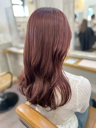 ミディアム 平野 沙織のヘアスタイル