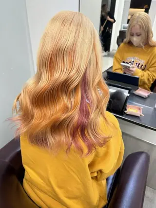 セミロング カラー JILL by GiseL/天神のヘアスタイル