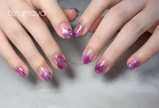 ネイル azumaya ネイリストarisaのネイルデザイン
