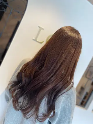 ロング カラー ヘアアレンジ Agu hair trico 久喜3号所属・ハイトーン&透明感 カラー☘️片山優陽のヘアスタイル