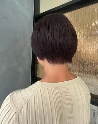 ショート カラー イケハラ ナナミのヘアスタイル