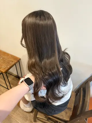 ロング カラー ヘアアレンジ himawari♡ 柔らかいカラーのヘアスタイル