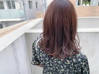 ミディアム カラー タカハシ ハヤトのヘアスタイル