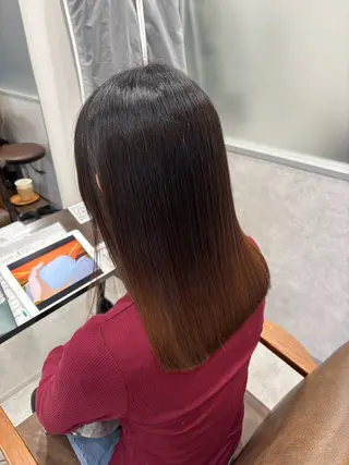 セミロング 髪質改善 代表久保田のヘアスタイル