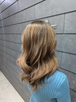 セミロング カラー 鳥取のなんでも美容師 松井たかゆきのヘアスタイル
