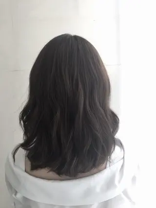 ミディアム カラー 岩崎 裕司のヘアスタイル