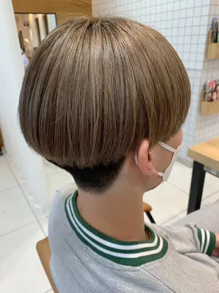 カラー ショート ルクール柏崎店　山岸 亜依瑠のヘアスタイル