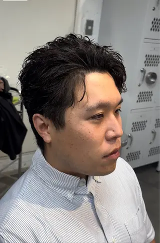 ショート パーマ メンズ 11.12月限定割引 fifth前比嘉💥のヘアスタイル