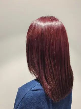 セミロング カラー トキタ アオイのヘアスタイル