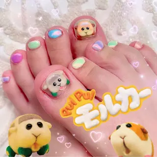 ネイル シェアサロンLei.g(レイジー)所属・3Dアートネイル💗 都築レナのネイルデザイン