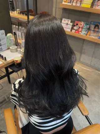 ロング カラー La Bonheur hair parfait所属・谷本虎太郎 🌈艶カラー髪質改善のヘアスタイル