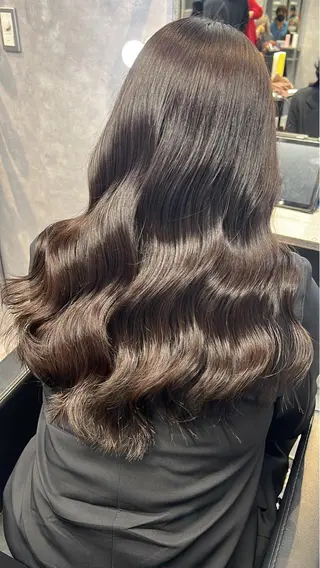 ロング カラー mimiiy梅田 中崎町ハイトーンのヘアスタイル