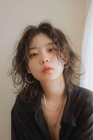 セミロング カラー パーマ 🌈Luana🌈 公式/大通のヘアスタイル