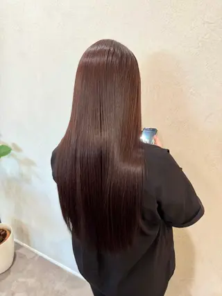 ロング カラー Salon de Qualia(サロンドクオリア)所属・杉下　涼/ハイトーン /髪質改善/パーマのヘアスタイル