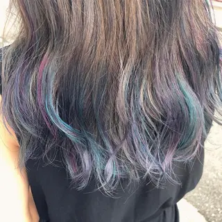 ロング カラー 原宿サロン代表 デザインカラー伊藤卓のヘアスタイル