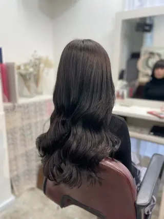 ロング カラー 韓国ヘア🤍髪質改善 🇰🇷AKANEのヘアスタイル