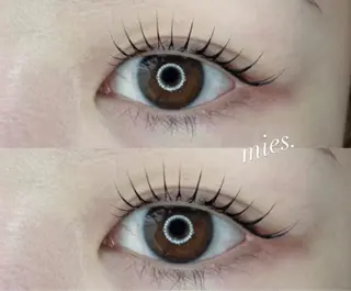 マツエク・マツパ miesnails.by eyelash所属・田中 里奈のマツエク・マツパデザイン