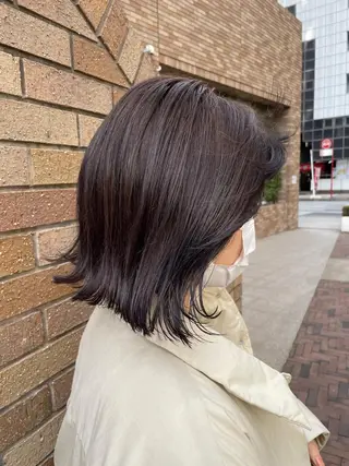 ミディアム ⭐️透け感カラー /齊藤容史⭐️のヘアスタイル