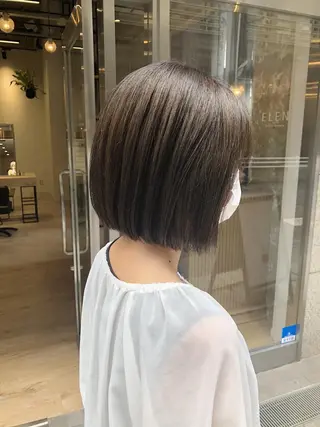 ショート ノツコウダイ /ぱつっとボブのヘアスタイル
